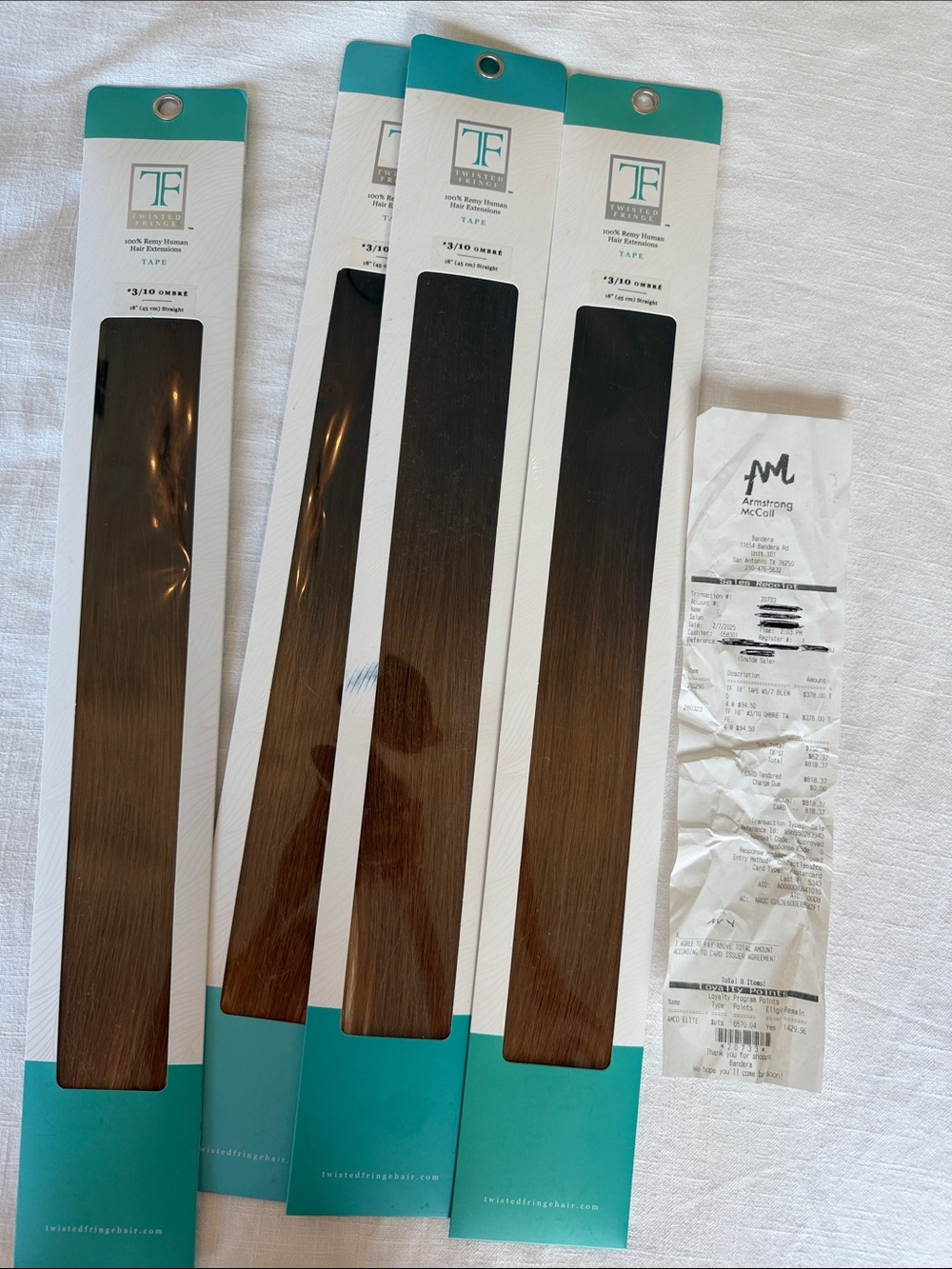 Tape-in Hair Extensions - Dark Brown